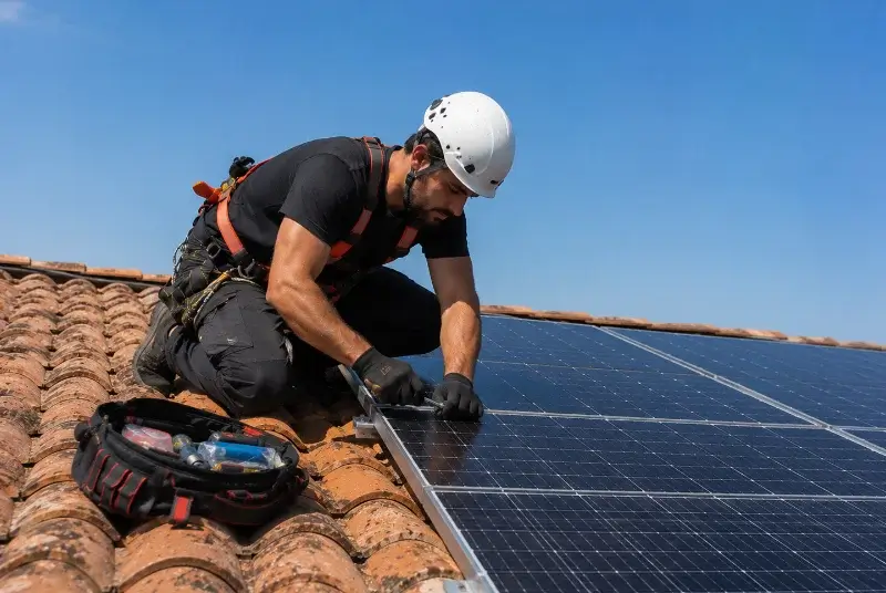 Maintenance et monitoring de panneaux solaires à Mirepeisset