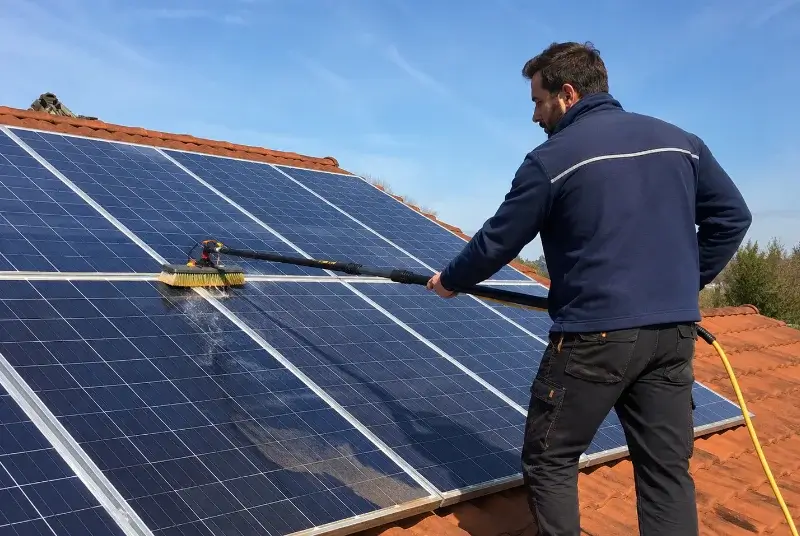 Nettoyage et entretien de panneaux solaires à Mirepeisset